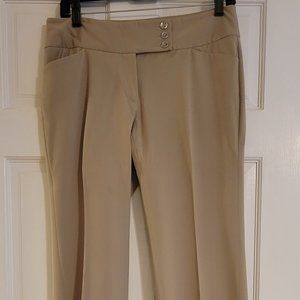 WHBM Tan dress pants, Size 4 Short